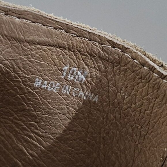 Eileen Fisher Hiya Clog Mule Heel Womens Shoe Ecru Beige Suede Size 10 - Picture 10 of 11